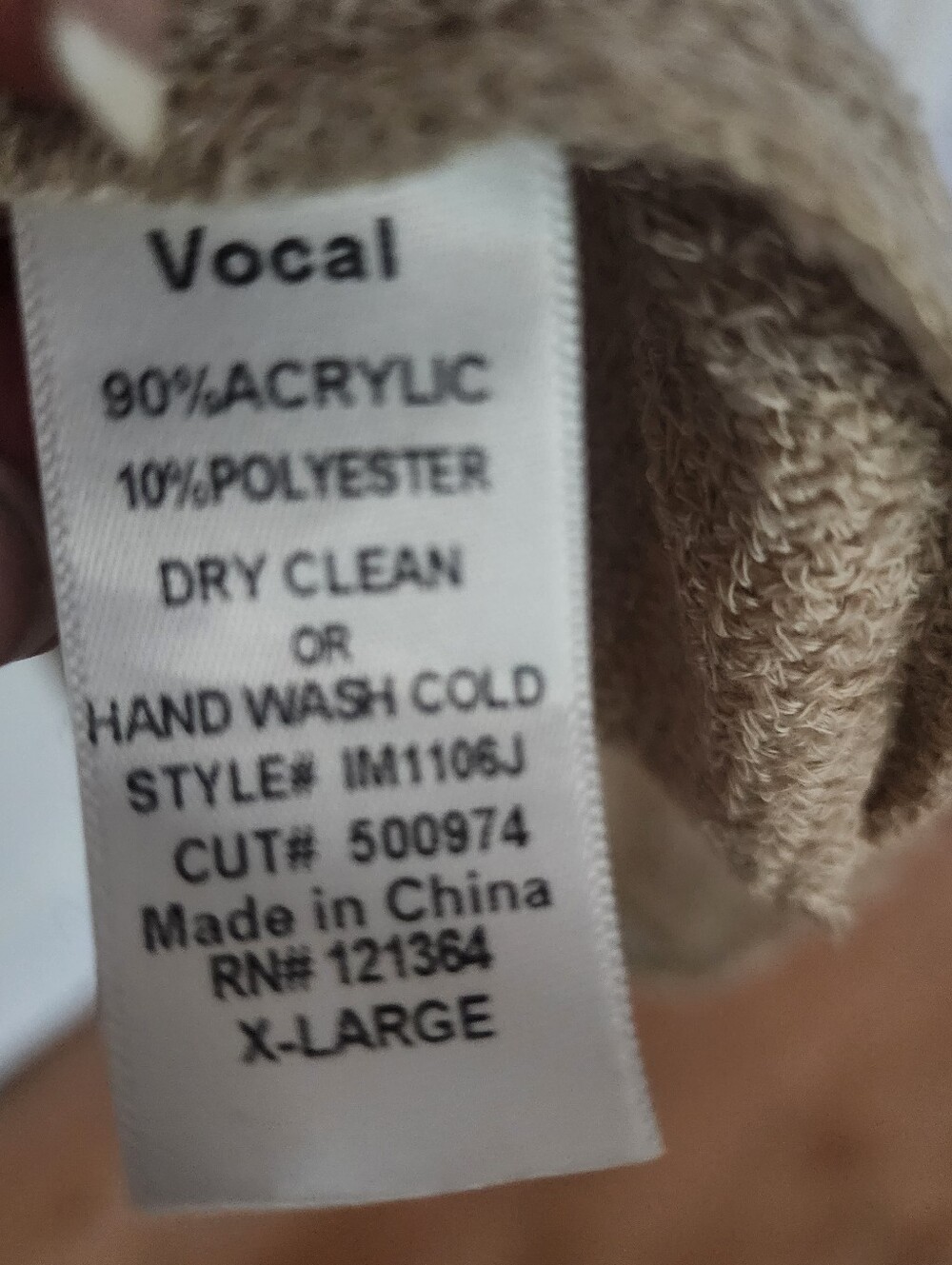 Vocal Cream Longline Lace-Trim Cardigan - Picture 7 of 8